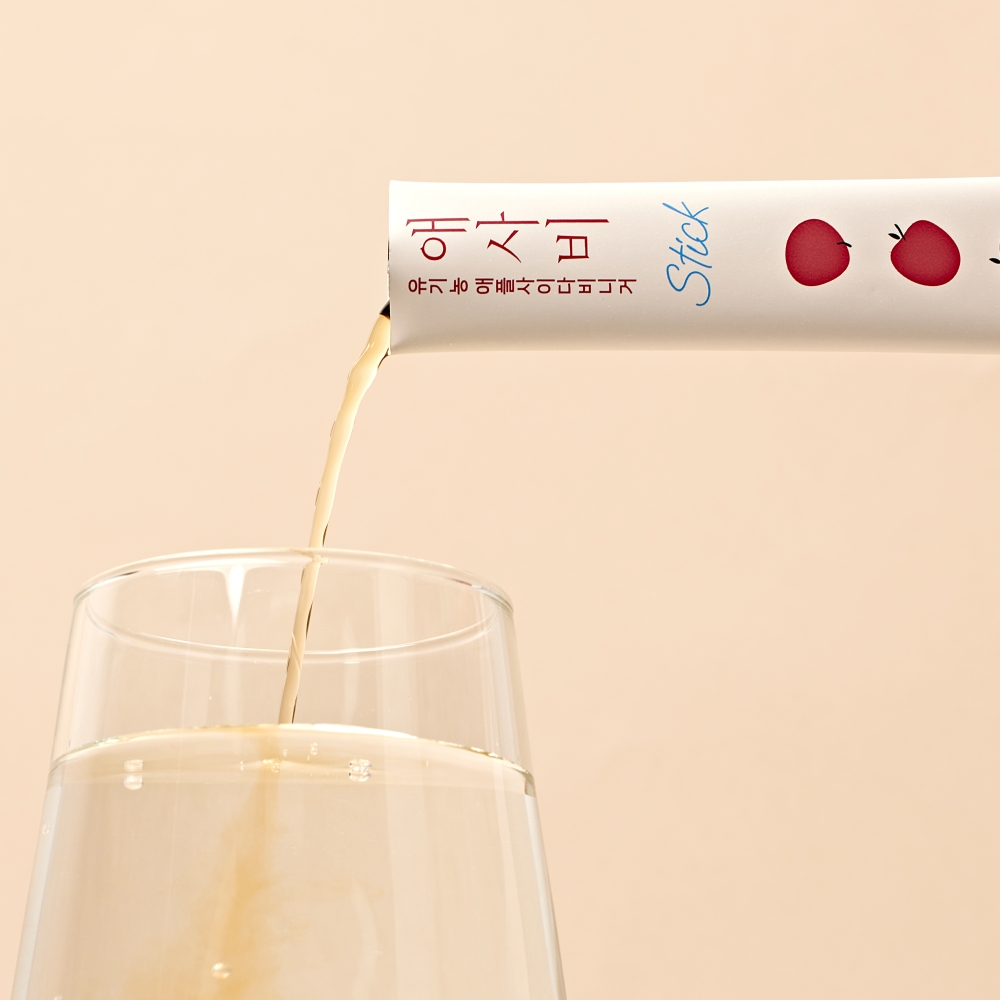 조은나래 스틱 유기농 애사비 천연 발효 사과 식초 애플사이다비니거 225ml, 1개 - 상세 이미지 3