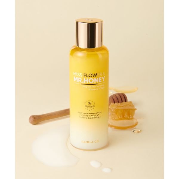 BANILACO 미스 플라워 앤 미스터 허니 프로폴리스 리쥬비네이팅 에센스토너 190ml : 일품상점21