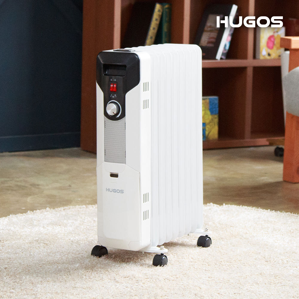 휴고스 라디에이터 가정용 전기히터 욕실 BHO-090BZ(9핀)