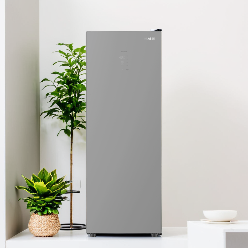 위니아 클라쎄 25년형 미니 슬림 소형 스탠드형 120리터 김치냉장고 1도어 KAB112SSG4GPV(AK)