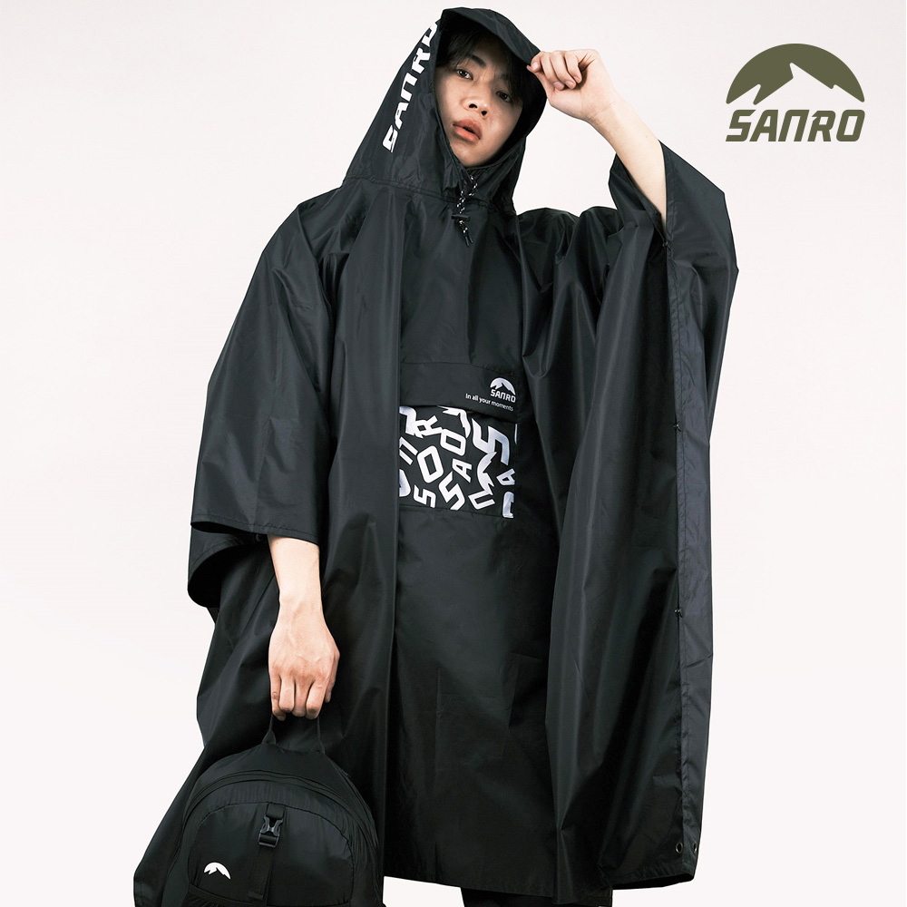 산로 판초 우의 남녀공용 등산 아웃도어 우비 비옷 캠핑 레인코트