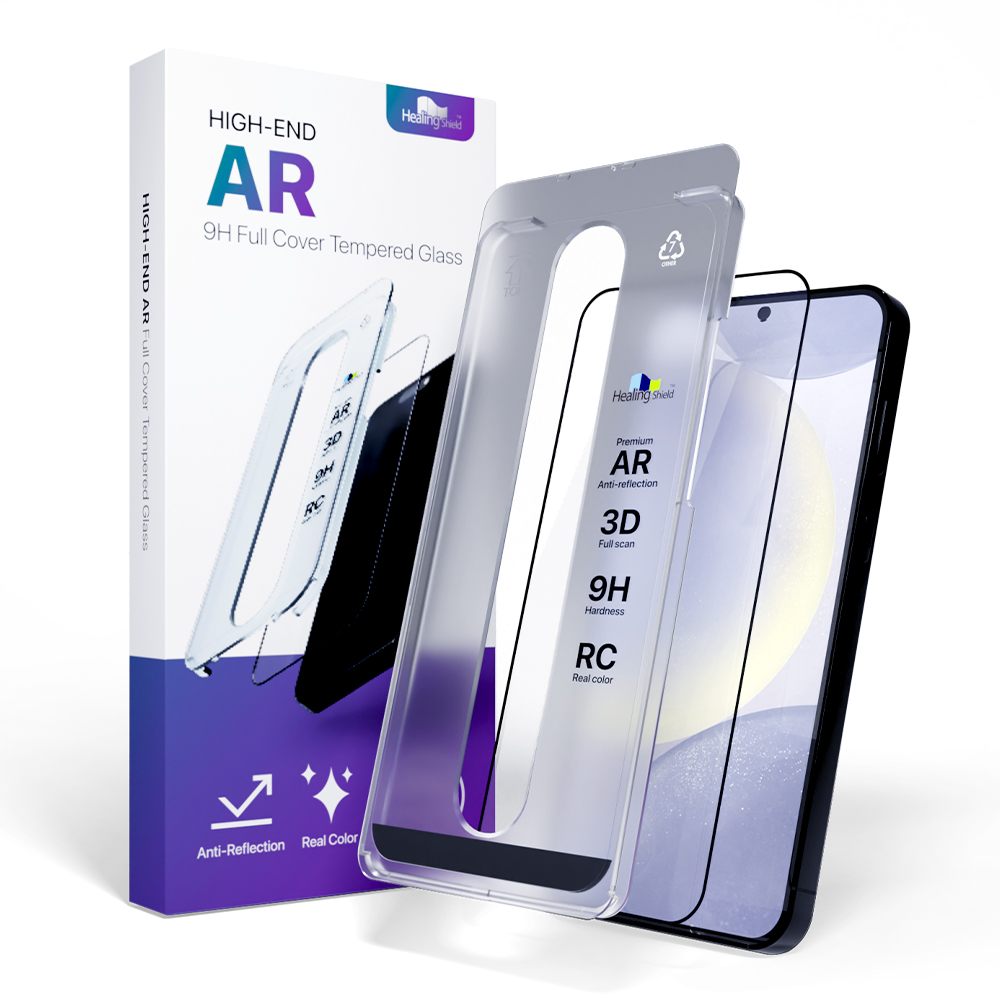 핸드폰 하이엔드 풀커버 AR 고화질 강화유리 액정보호필름 갤럭시S24 플러스, 1매입