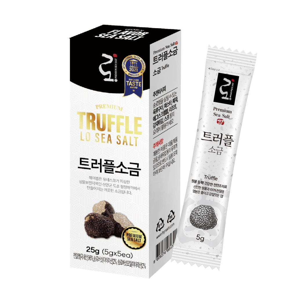 (천일염) 프리미엄 트러플 소금 스틱 미니(5개입) - 이탈리아산 최고급 트러플 함유 ★캠핑필수품★추천 스테이크 소금★ - 상품 이미지