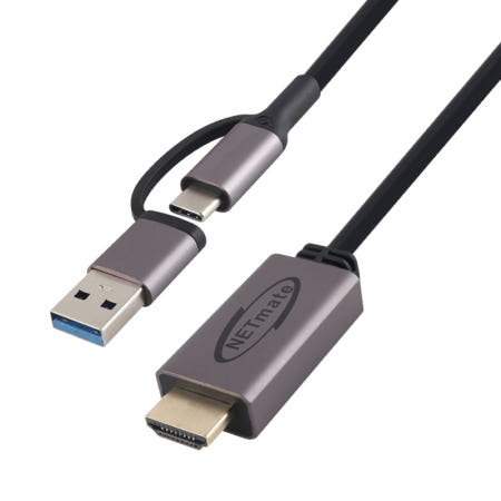 NM-VR10B HDMI to C타입 케이블 1m, 1개