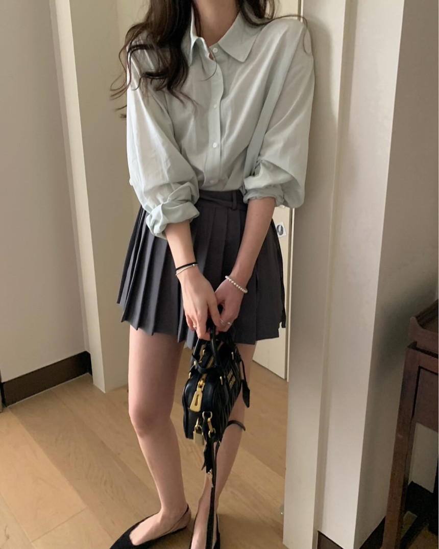[💓a라인치마] 프리티영띵 달바 플리츠 미니 주름 스커트 2color 상세 이미지 10