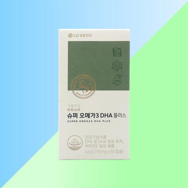 엘지생활정원 슈퍼 오메가3 DHA 플러스 56일분 : 풍솔글로벌