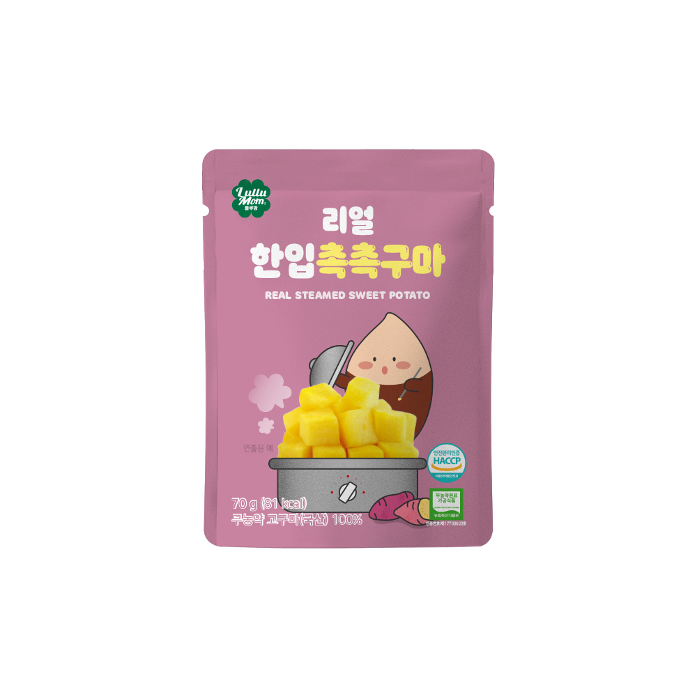 룰루맘 리얼 한입 촉촉구마 1봉(70g) - 상품 이미지
