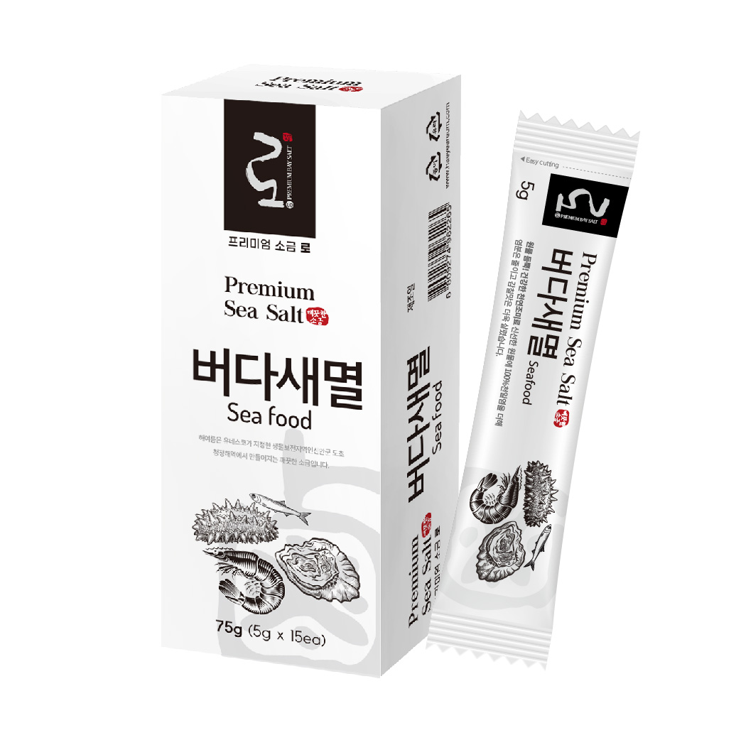 해여름 프리미엄 천일염 로 버다새멸소금 스틱 (5g, 15개입) - 상세 이미지 2