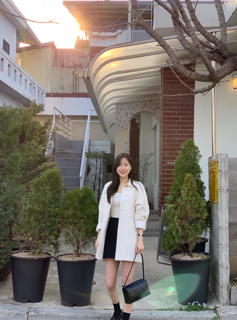 코스 하프 트렌치 코트 자켓 상세 이미지 33