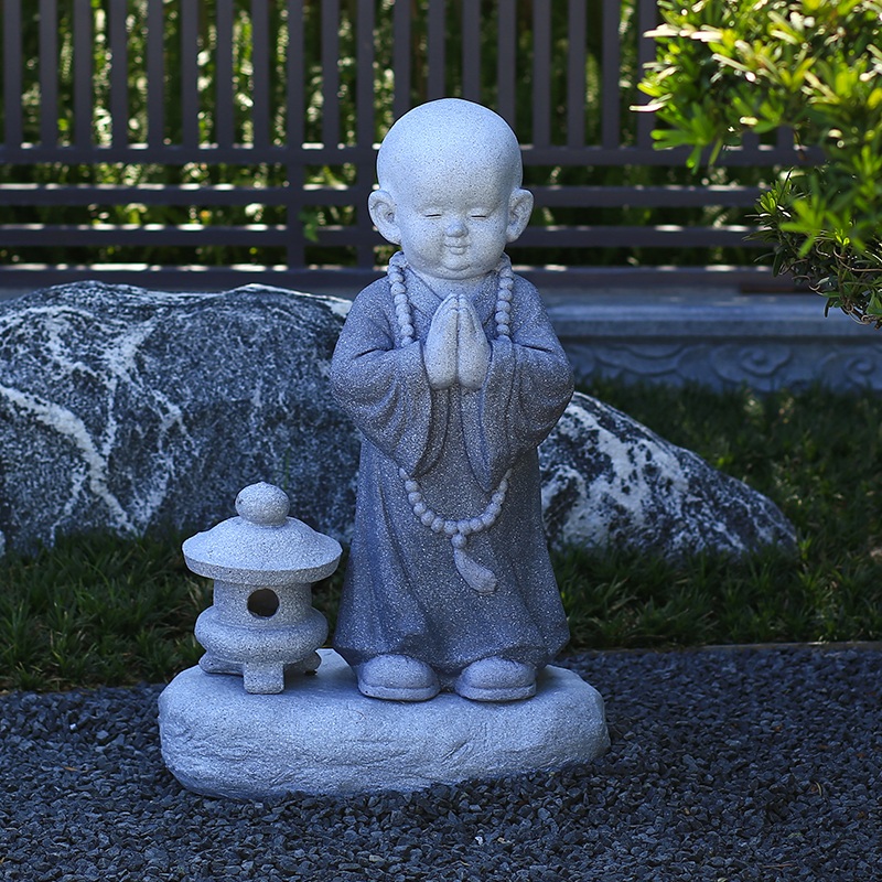 동자승 조형물 부처님 동 상 석재 불상 석가모니상 마당 헤드업(70cm) 인조석 - 상세 이미지 2