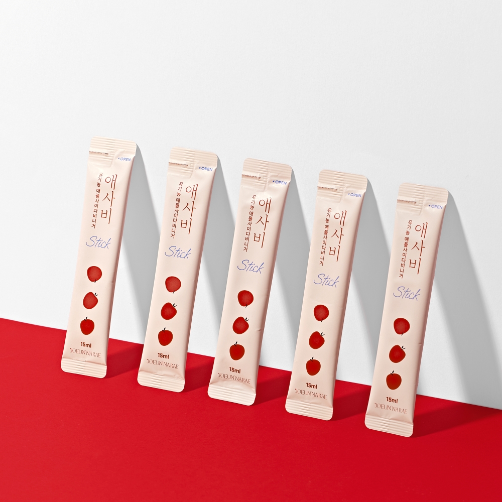 조은나래 스틱 유기농 애사비 천연 발효 사과 식초 애플사이다비니거 225ml, 1개 - 상세 이미지 2