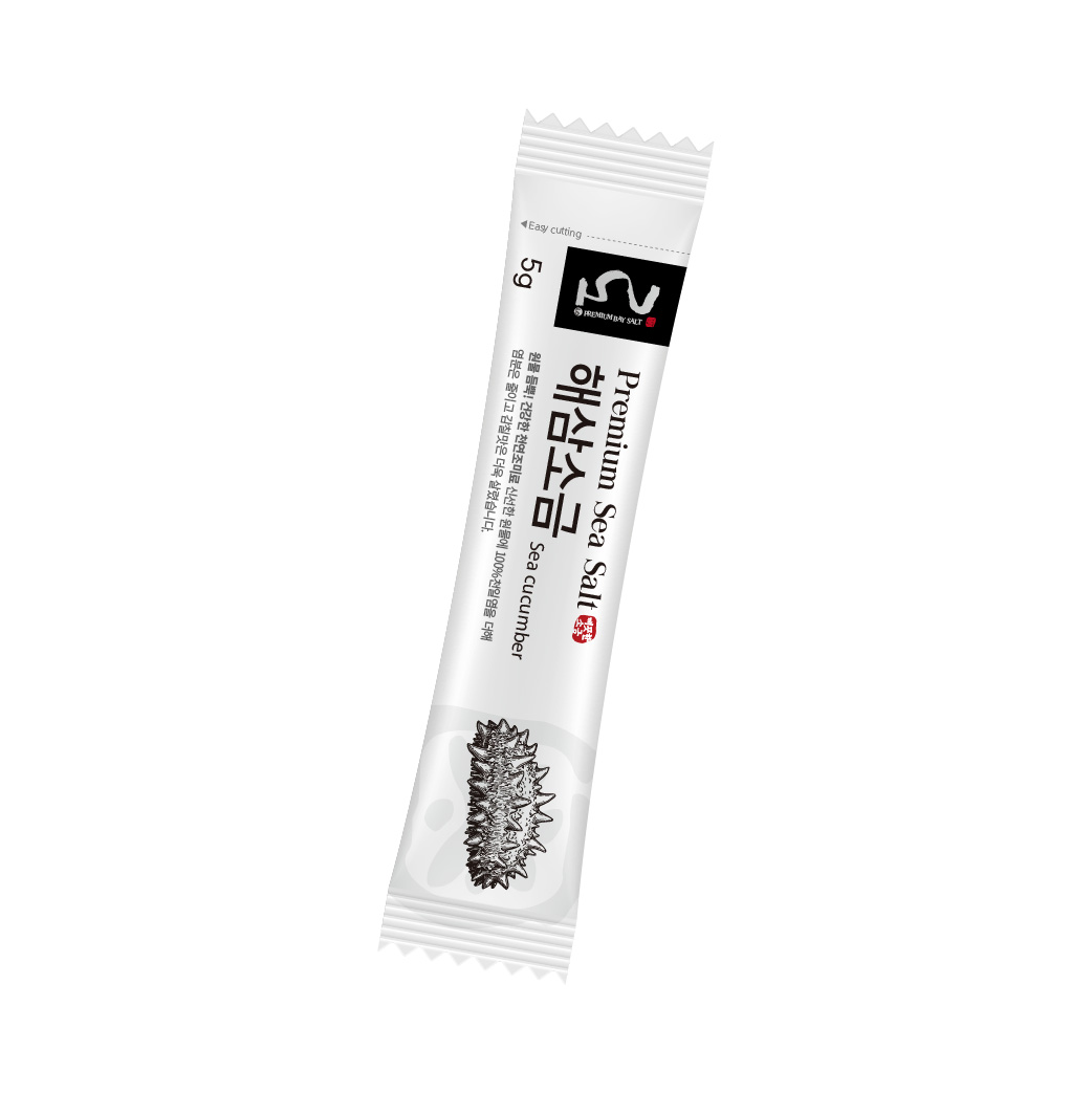 해여름 프리미엄 천일염 로 해삼소금 스틱 (5g, 15개입) - 상세 이미지 3