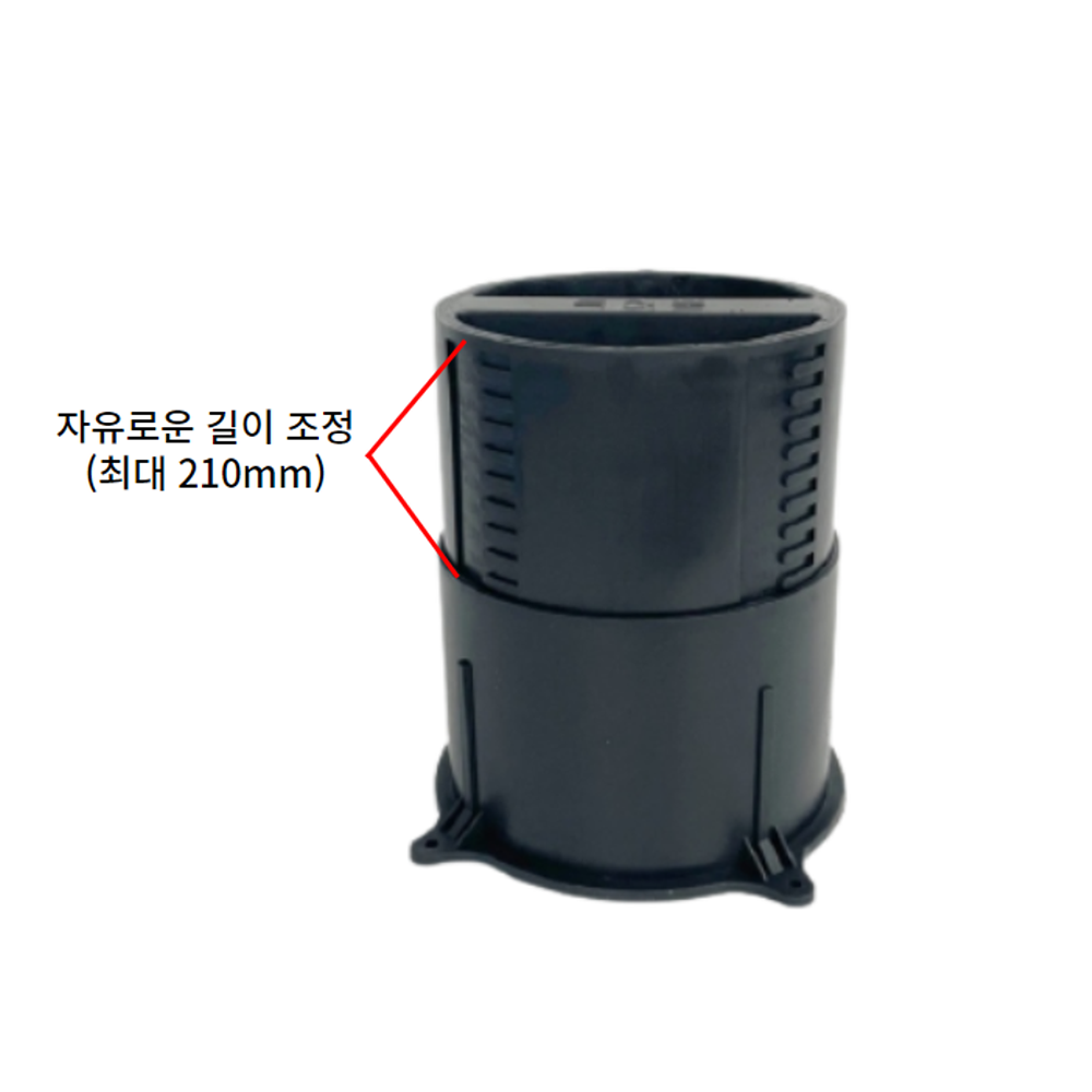 관통슬리브 원형 길이조절 규격다양 환기자재 연결관 닥트 덕트 배관 전열교환기 이미지 7