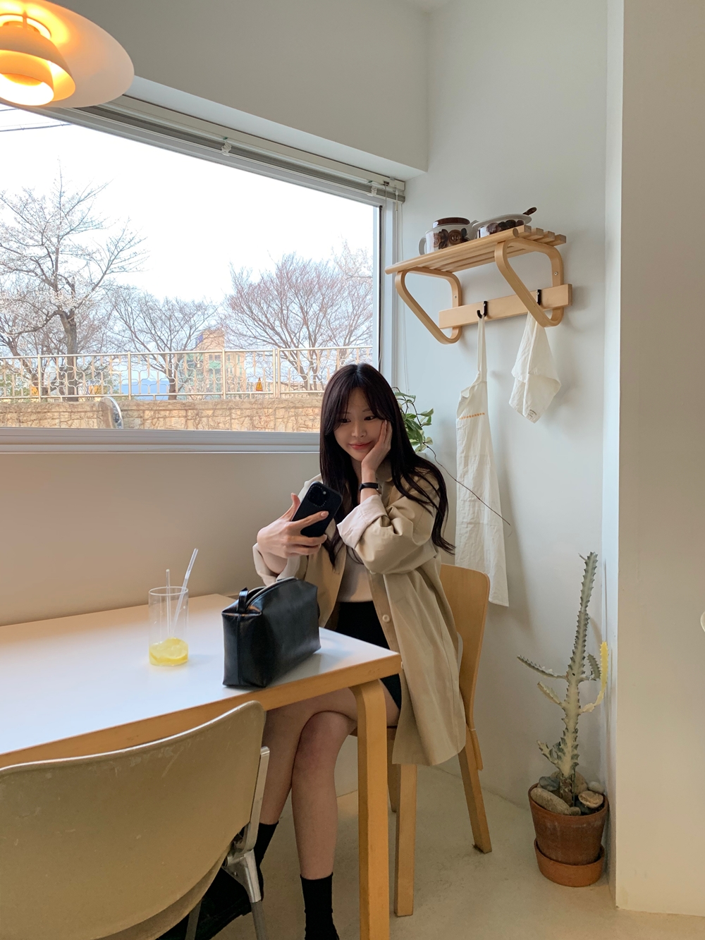 코스 하프 트렌치 코트 자켓 상세 이미지 30