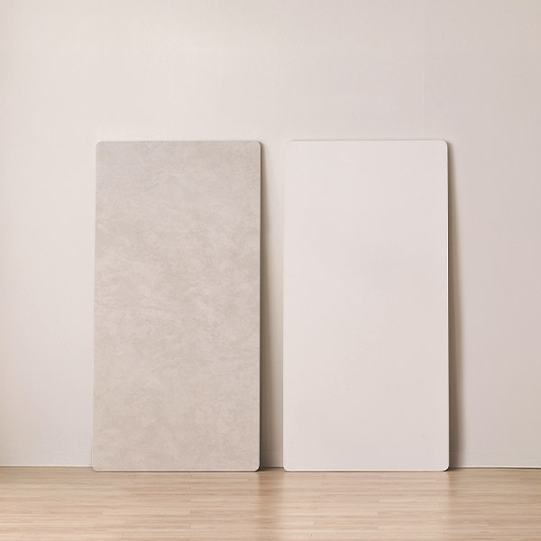 스칸디아 포세린 12T 통세라믹 식탁 테이블 상판 교체(스몰라운드 1600 사이즈)