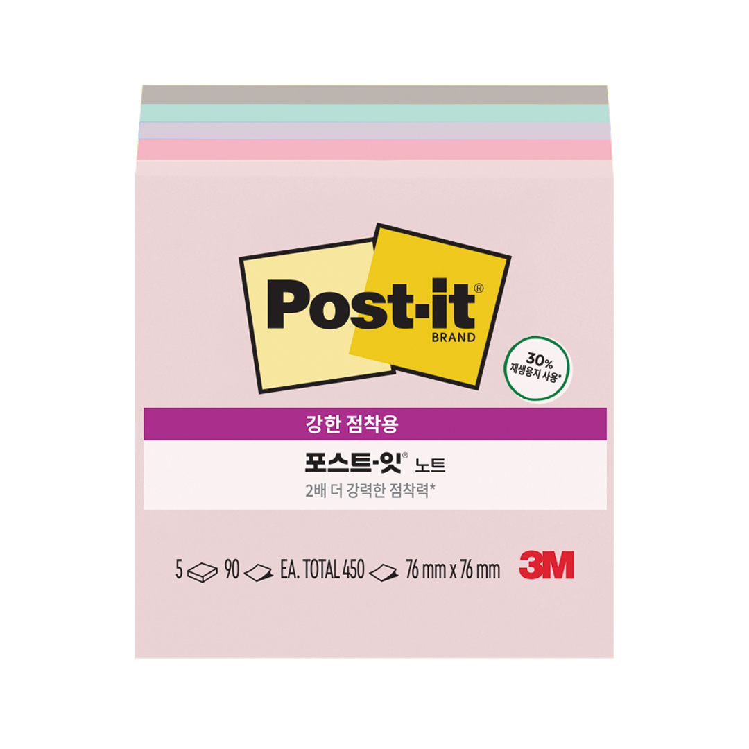 3M 포스트잇 큐브노트 SSN654-5SS 450매 - 상품 이미지