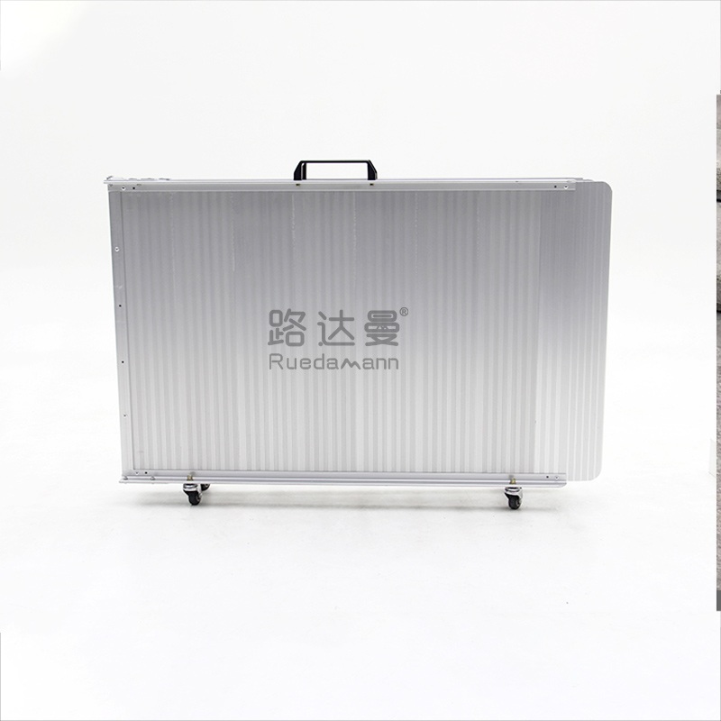 휠체어 발판 접이식 경사로 문턱 차량 진입판 받침대 240x75cm 접이식 지지 - 상품 이미지