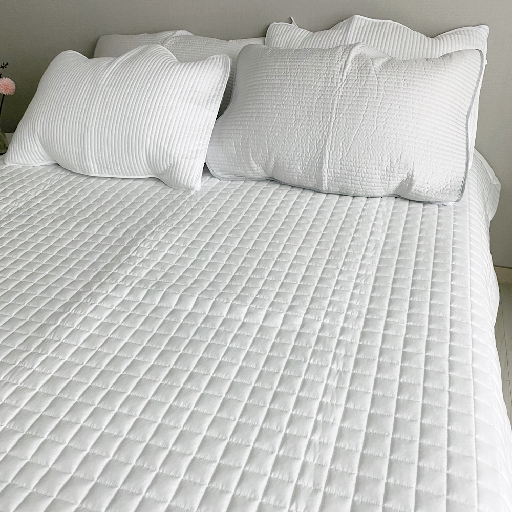 송화침장 듀라론 울트라 냉감패드 여름 슈퍼싱글 침대패드 고정밴드