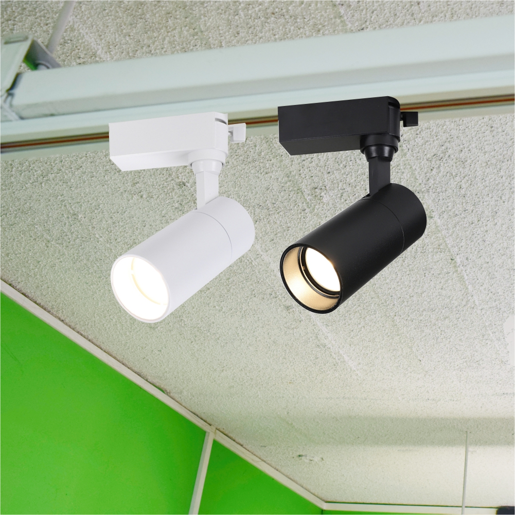 비츠온 LED 레일조명 포인트 원통 스포트라이트 COB 30W 전구 - 상품 이미지