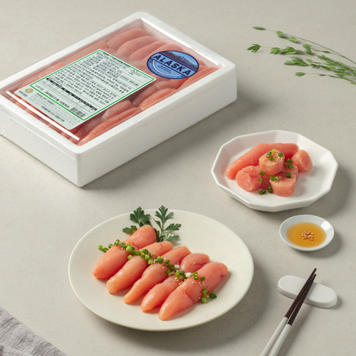 부산 덕화명란 대용량 백명란S 1kg 알래스카산 (업소용 벌크 저염 무색소 요리용 미국) - 상세 이미지 2