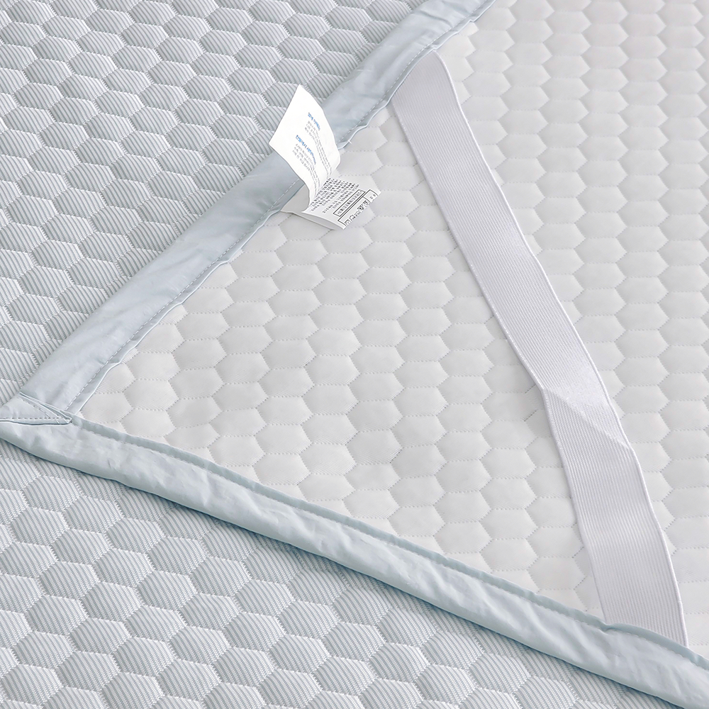 듀라론냉감패드 휴비스 3중직 토리 쿨링 슈퍼싱글 여름패드