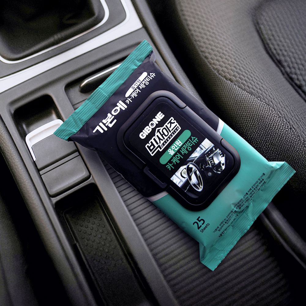 BIG! 올인원 카-케어 세정티슈 캡형 25매 3팩