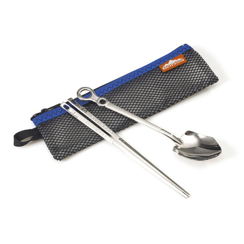 스노우라인 수저세트 2종 대형 스테인레스 캠핑 등산