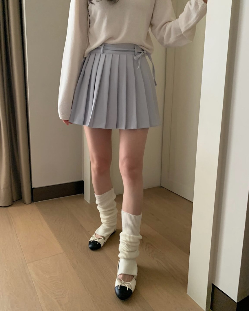 [💓a라인치마] 프리티영띵 달바 플리츠 미니 주름 스커트 2color 상세 이미지 5