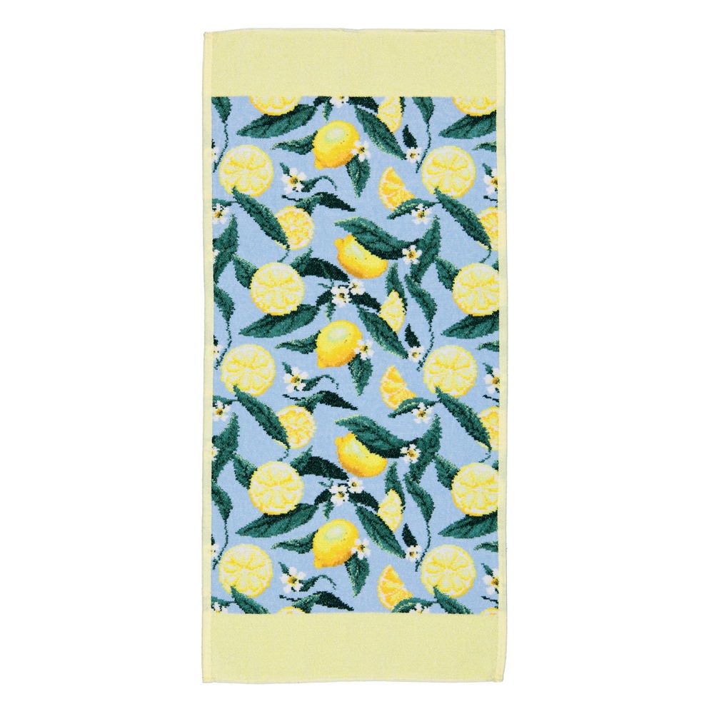 훼이라 레몬 앤 리브즈 게스트타월 37x80cm 독일직수입 먼지없고 부드러운 프리미엄 애착수건 - 상품 이미지
