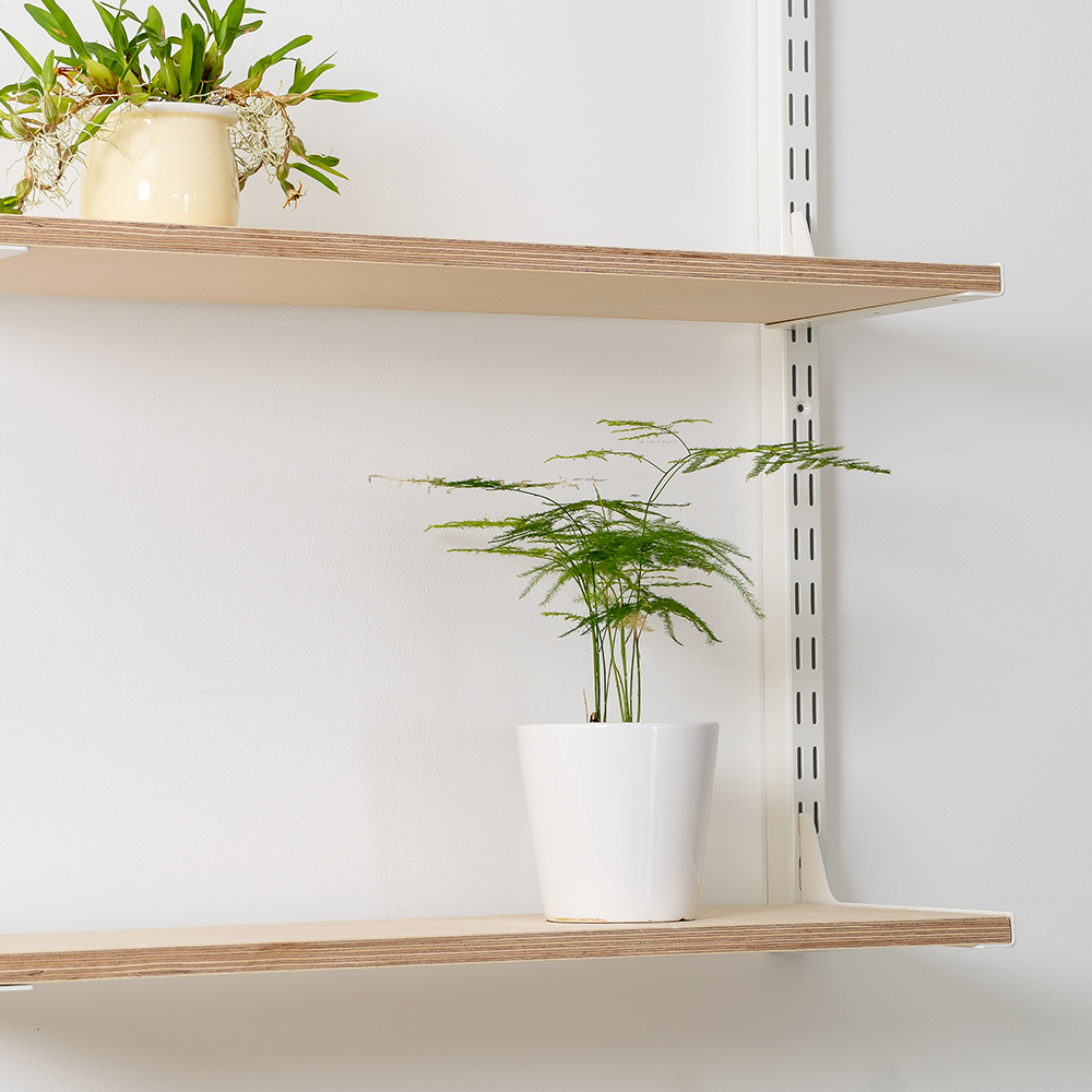 모듈 시스템 벽선반 벽걸이 선반 자작나무 인테리어 거실 주방 세탁실 기둥 900mm