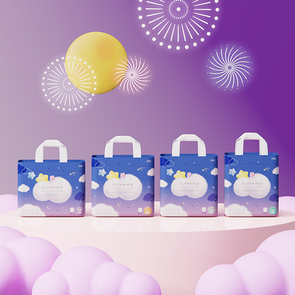 [N배송] 엘프레리 에어윙 썸머나이트 팬티 기저귀 4팩(사이즈선택)