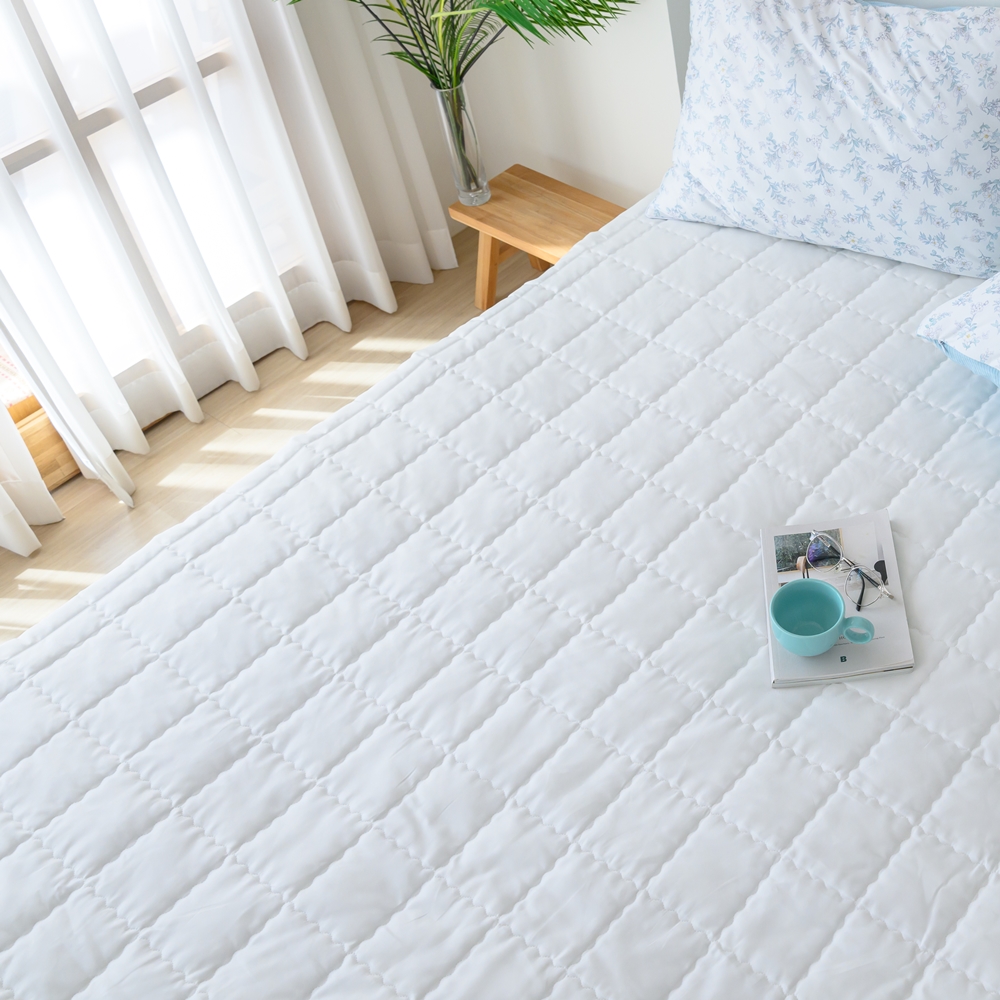 나라데코 듀라론 냉감 퀼팅 화이트 여름 침대 냉감패드 SS