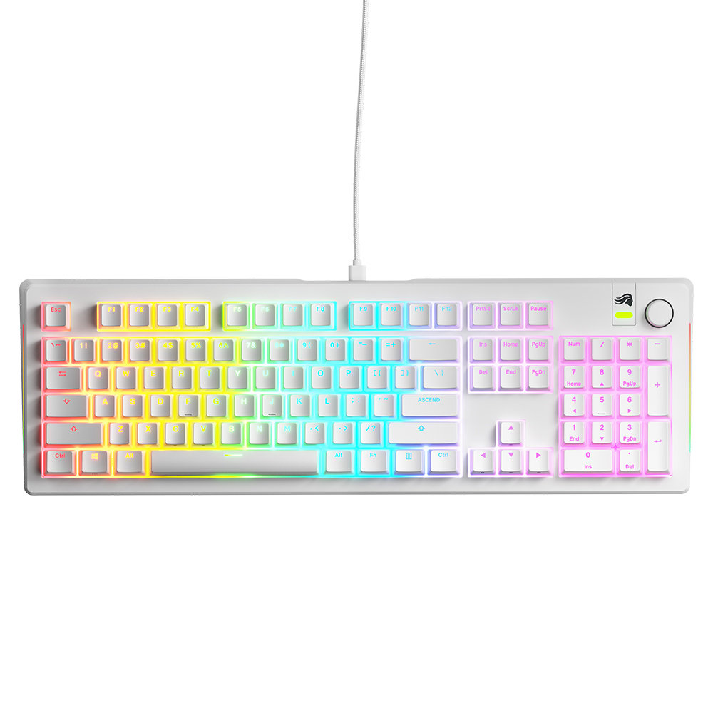 글로리어스 GMMK3 100% Prebuilt 커스텀 기계식 게이밍 키보드 (블랙/화이트) 이미지 6
