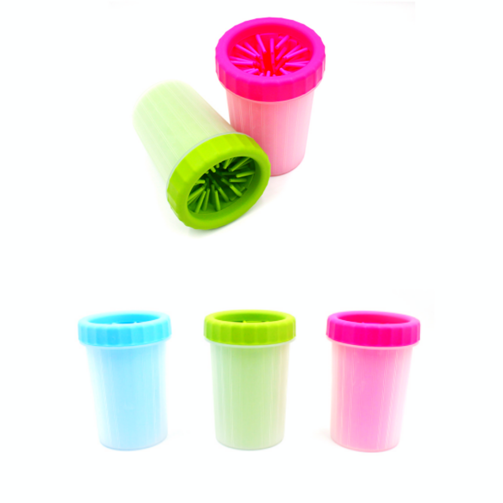 대형사이즈 강아지발세척기 실리콘브러쉬 반려동물위생 반려동물발세정컵 고양이발세정기 - 상품 이미지