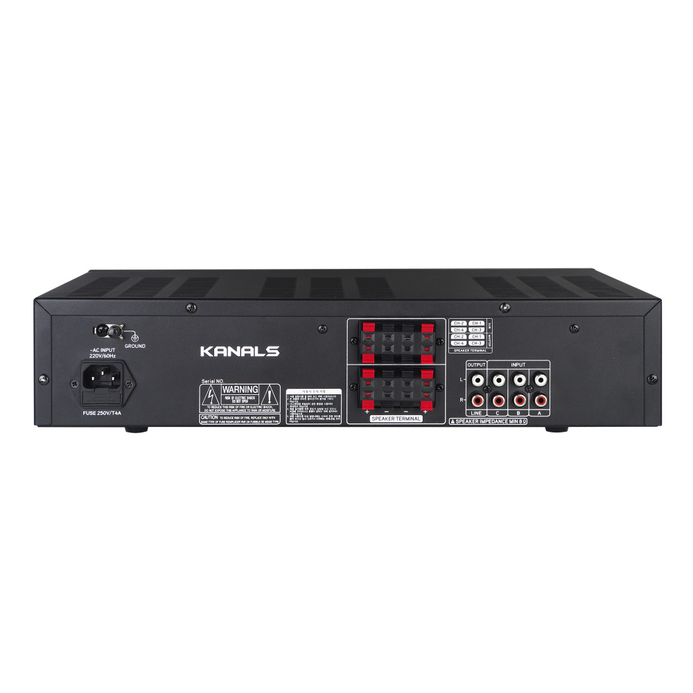 카날스 EMA-400N 4채널 블루투스 매장 카페 앰프 - 상세 이미지 2