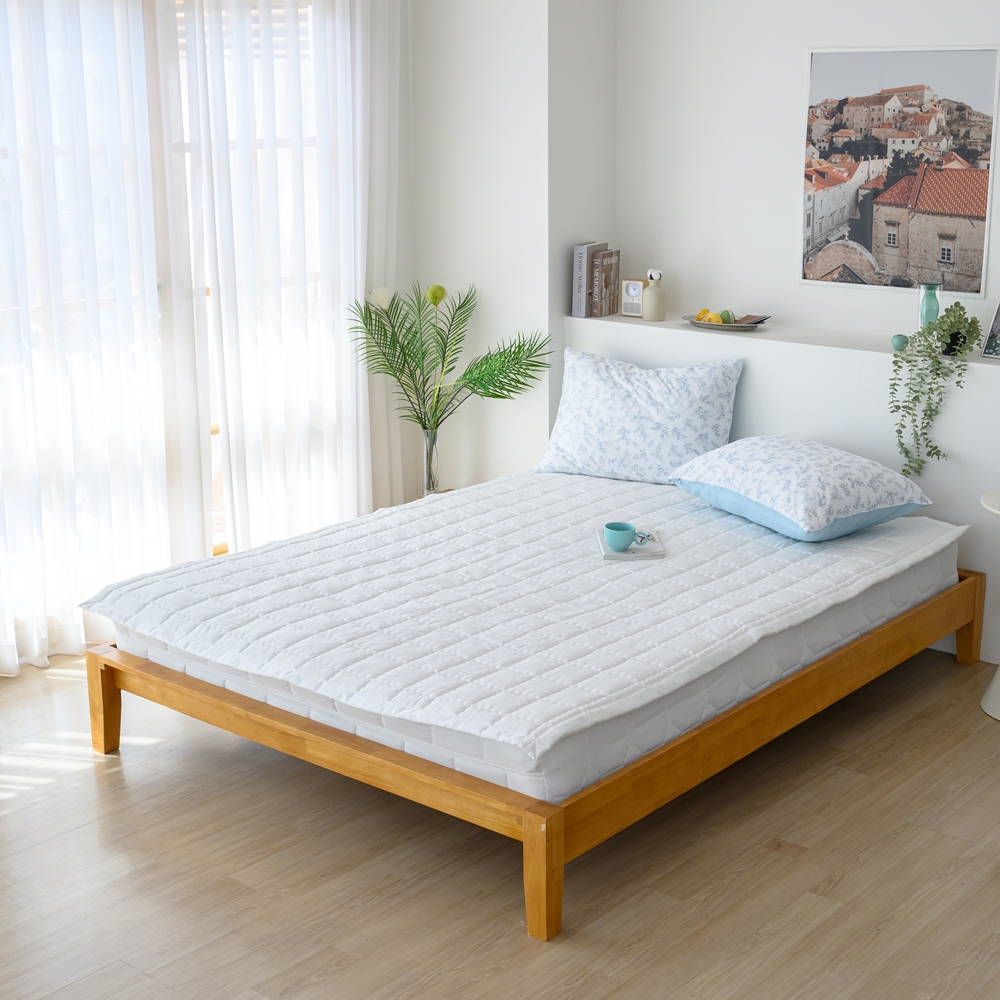 나라데코 듀라론 냉감 퀼팅 화이트 여름 침대 냉감패드 SS