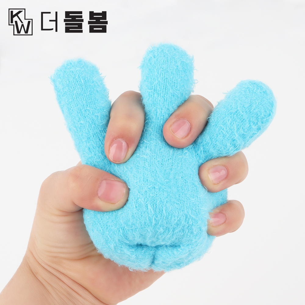 강원전자 더돌봄 DB-EZ026BL 재활 소프트 손 마사지기 악력기 (블루) - 상품 이미지