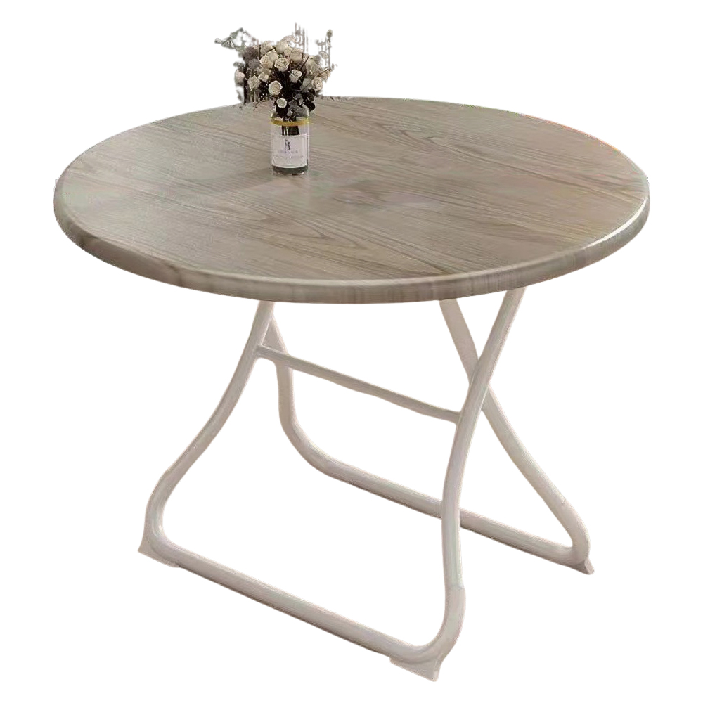 접이식 원형 테이블 폴딩 입식 탁자 간이 원룸 티 식탁 우드