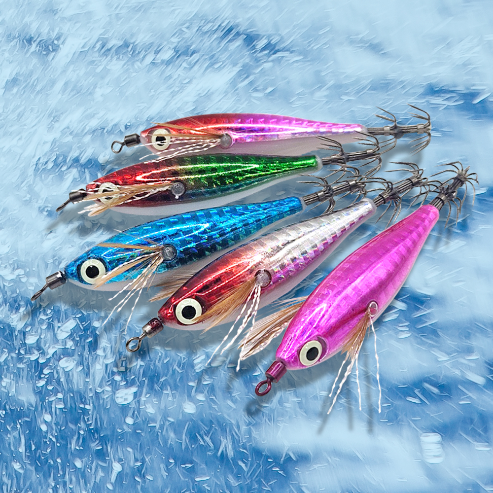 UST JG 틴셀 미니 레이저 수평 에기 55mm 야광 래틀 쭈꾸미 갑오징어