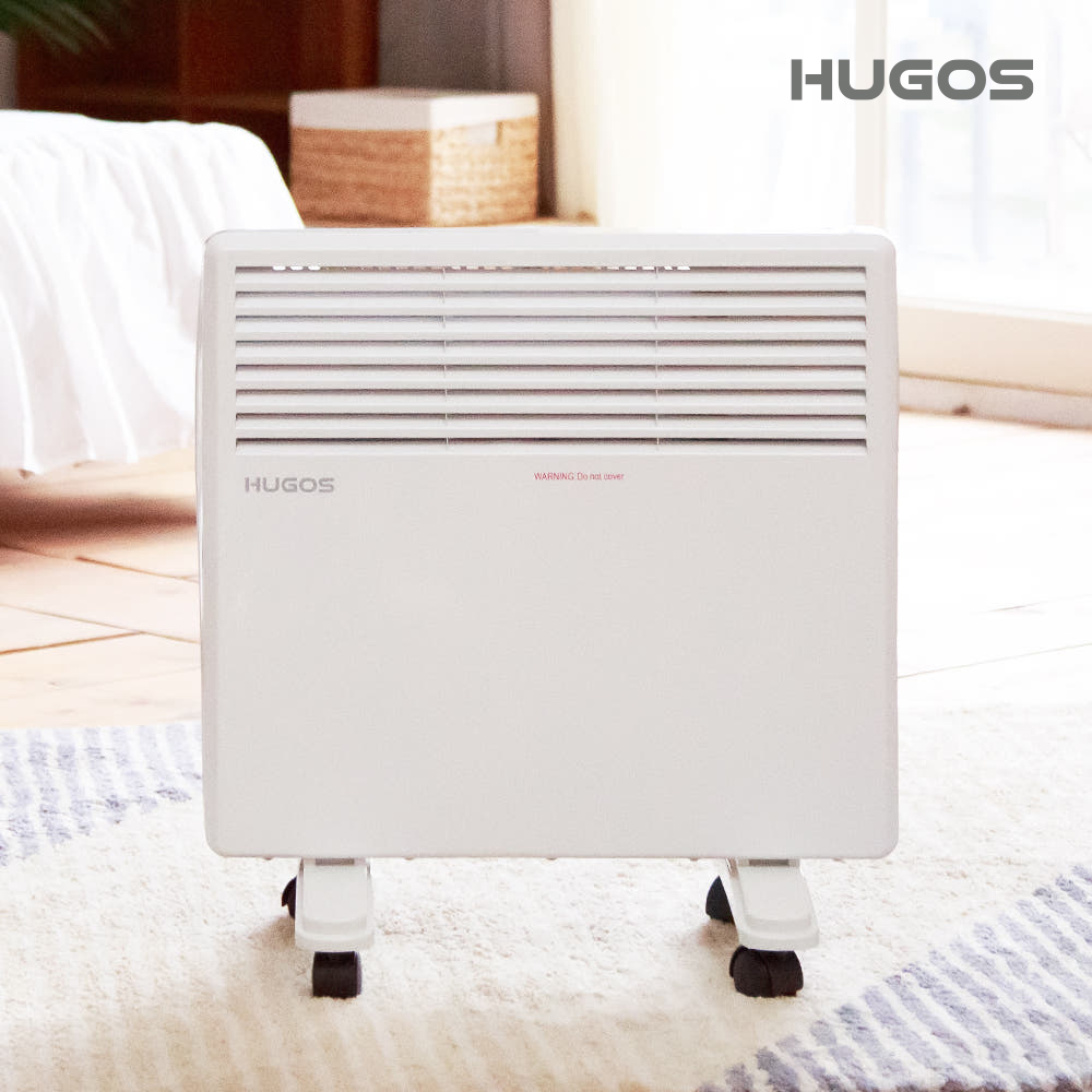 휴고스 전기 컨벡터히터 컨벡션 가정용난로 동파방지 BHA-H100 컨벡션히터 벽걸이히터