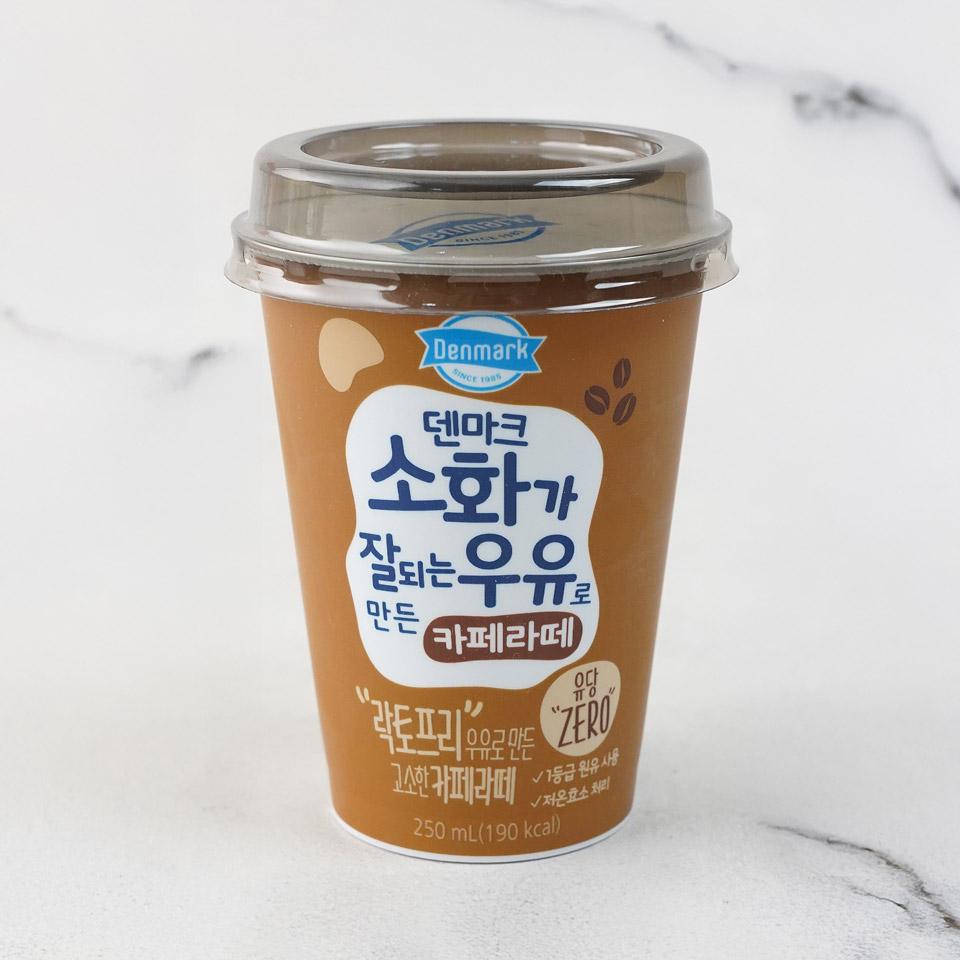 메가마트 동원 덴마크 소화가 잘되는 우유로 만든 카페라떼 250ml - 상품 이미지