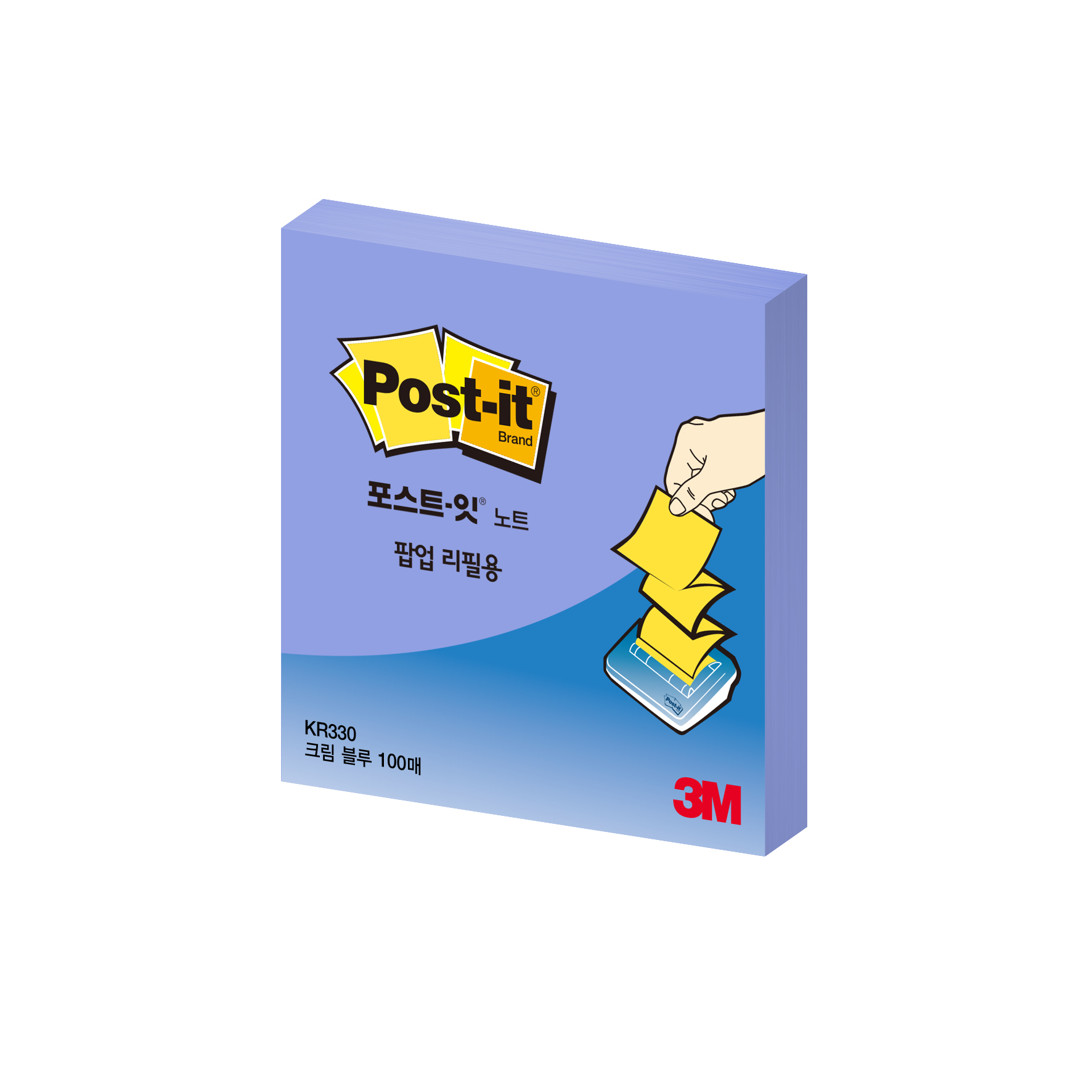 3M 포스트잇 팝업리필 KR330 100매 20개입 - 상세 이미지 2