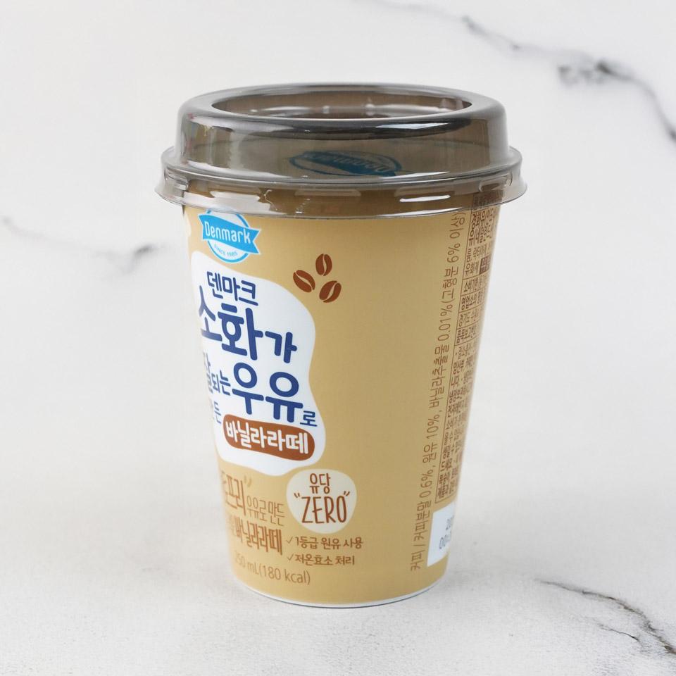 메가마트 동원 덴마크 소화가잘되는 우유로만든 바닐라라떼 250ml - 상세 이미지 2