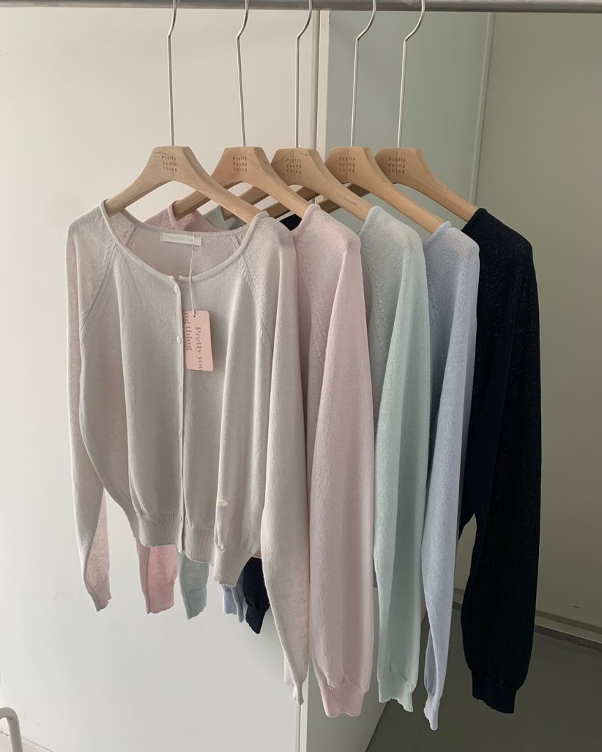 [💙여름가디건] 프리티영띵 루즈 린넨 얇은 살안타 가디건 5color 상세 이미지 1
