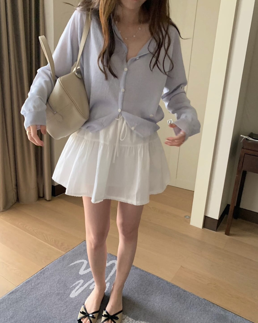 [💙여름가디건] 프리티영띵 루즈 린넨 얇은 살안타 가디건 5color 상세 이미지 17