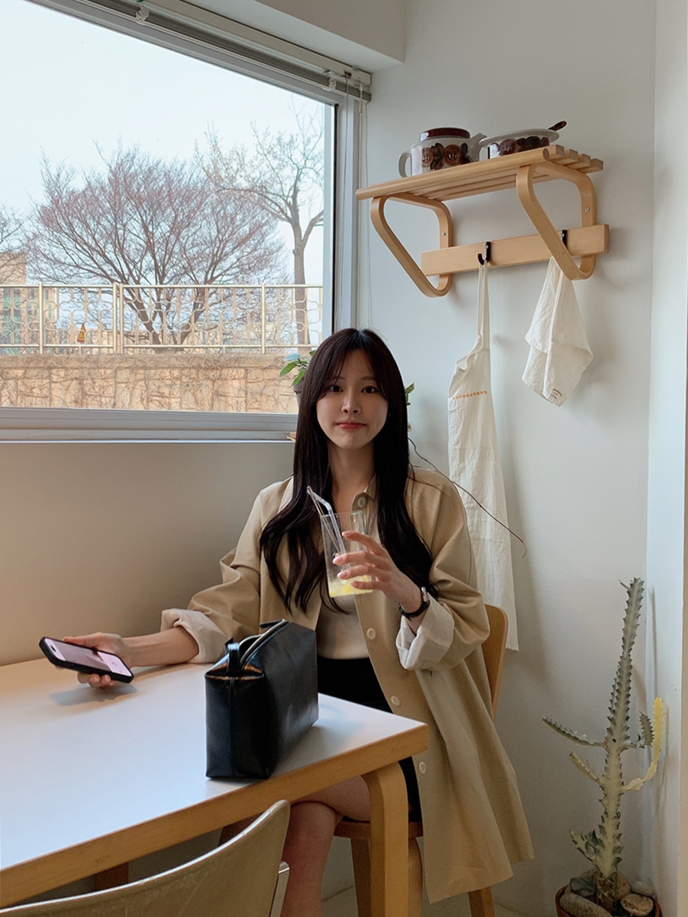 코스 하프 트렌치 코트 자켓 상세 이미지 29