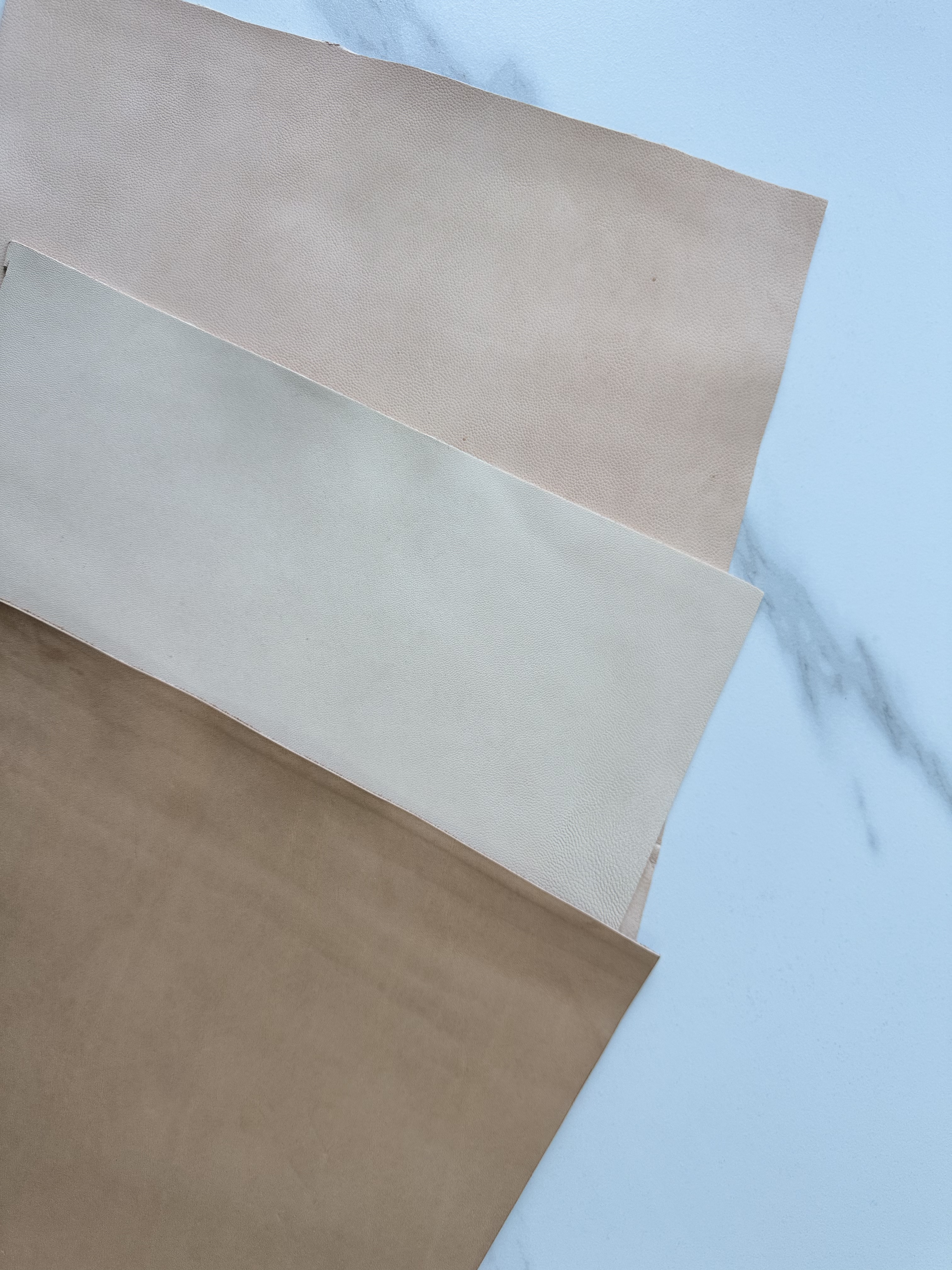 천연가죽원단 Full베지터블 생지 카우,고트,쉽 30cmx30cm 이미지 8
