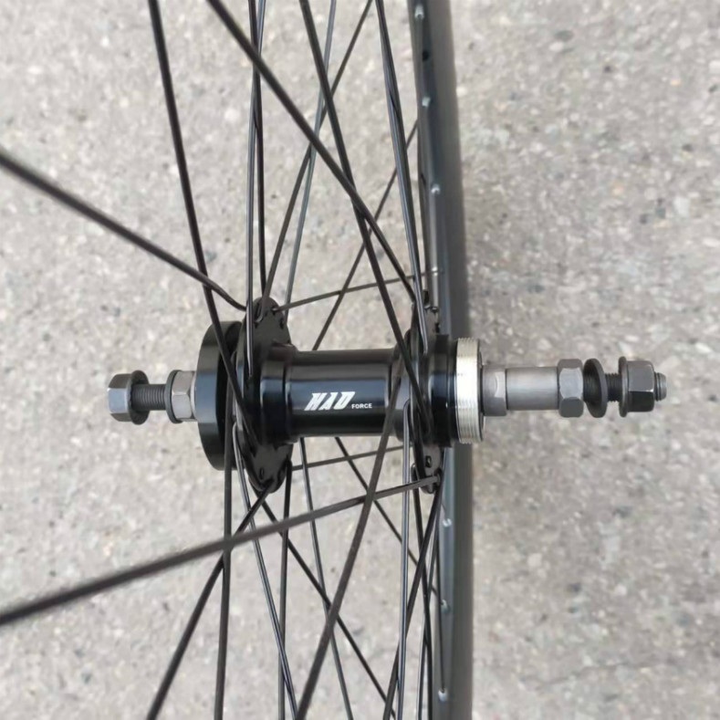 70cm 자전거휠 알루미늄 바퀴 로드 휠셋 90mm 앞뒤쌍 - 상세 이미지 3