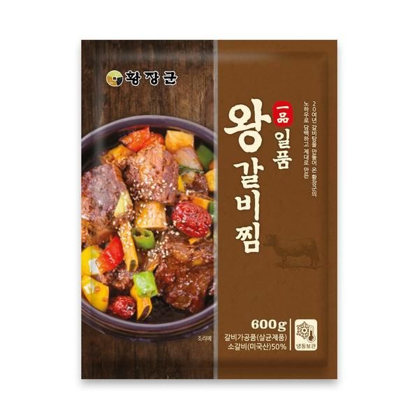 황장군 일품 왕 갈비찜 600g, 7팩 : 버터포티에