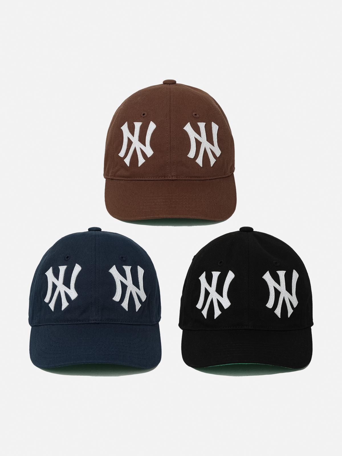 NY 리버스 워시드 볼캡 3COLOR 깊은핏 모자 에이오알닷 - 상품 이미지